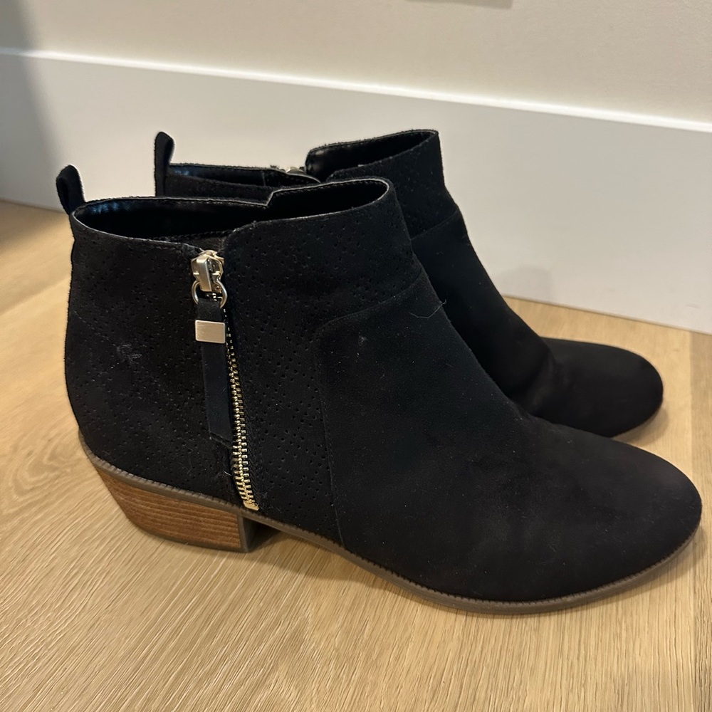 Dr. Scholl's Black  ankle boots Fabric  zip on